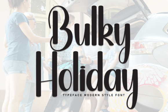 Bulky Holiday: A Font That Adds Warmth to Branding