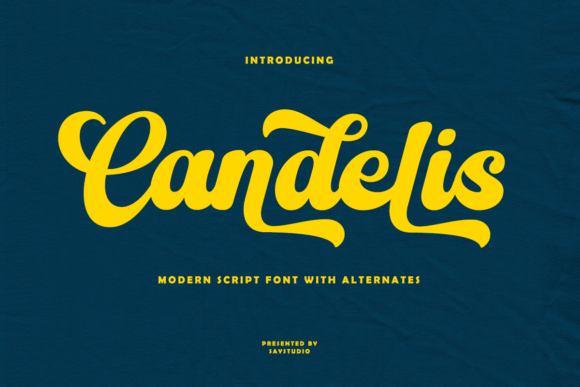 Candelis: A Script Font with Grace and Purpose