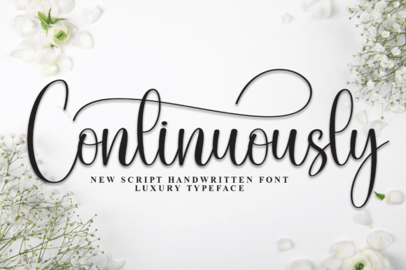 Continuously: A Script Font That Elevates Digital Branding