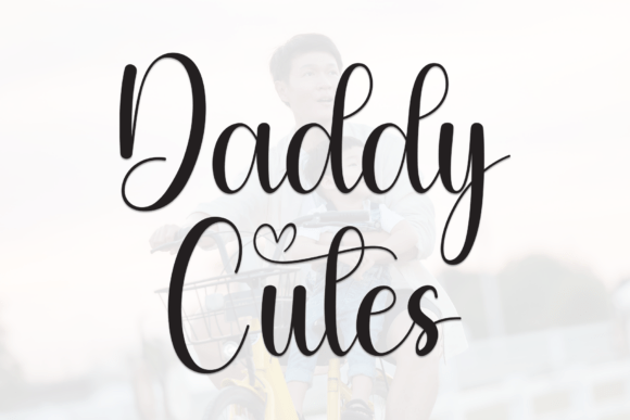 Daddy Cutes: A Typeface That Speaks with Grace