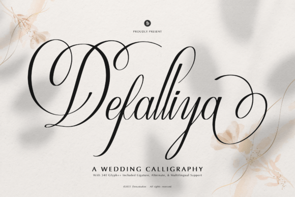 Defalliya: A Script Font for Elegant Branding
