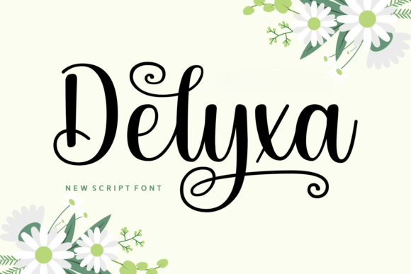 Delyxa: A Script Font for Editorial Elegance