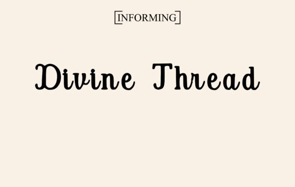 Divine Thread: A Script Font for Creative Campaigns