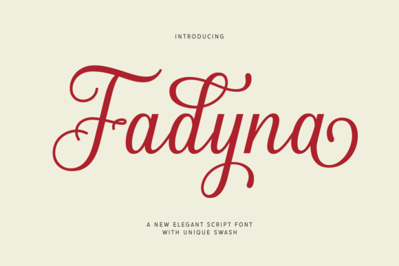 Fadyna: A Script Font That Elevates Digital Branding