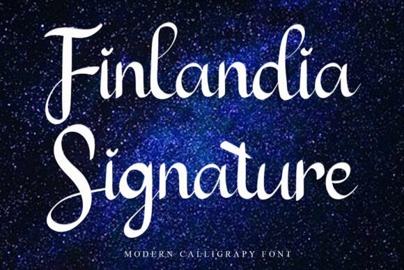 Finlandia Signature: A Font That Breathes Life Into Your Creations