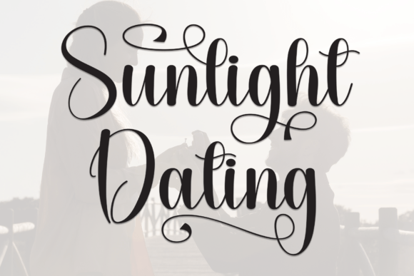 Font That Speaks Love: Sunlight Dating for Visual Impact