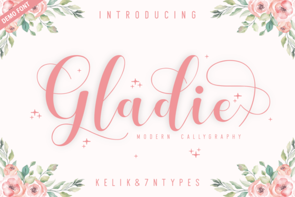 Gladie Demo: A Font That Adds Romance to Branding