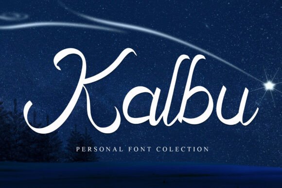 Kalbu: A Script Font for Digital Design Excellence