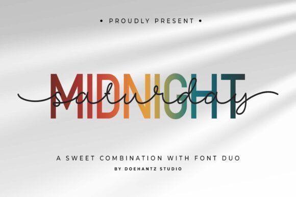 Midnight Saturday: A Font That Elevates Digital Design