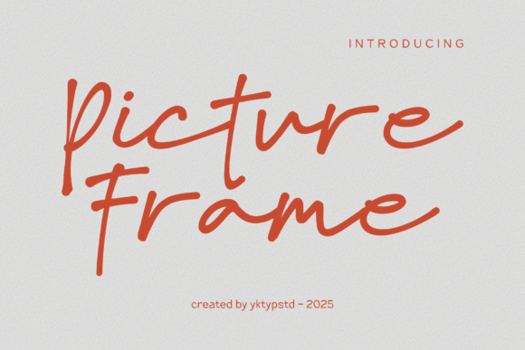 Picture Frame: The Script Font That Elevates Your Brand