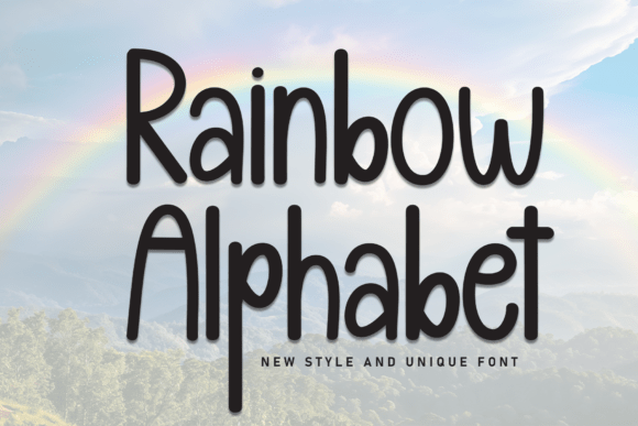 Rainbow Alphabet: A Script Font for Dynamic Digital Campaigns