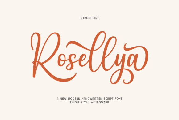 Rosellya: A Script Font for Elegant Branding