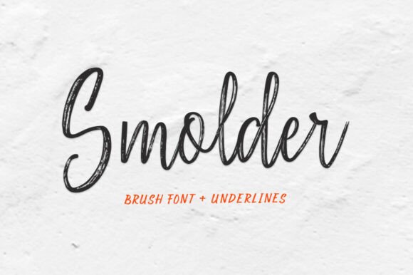 Smolder: A Handwritten Font for Personalized Branding