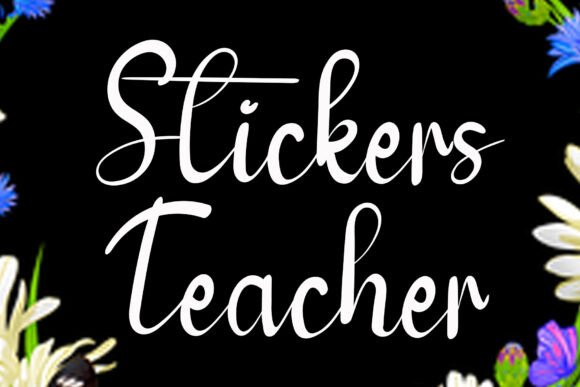 Stickers Teacher: The Font That Boosted My Bakery’s Brand