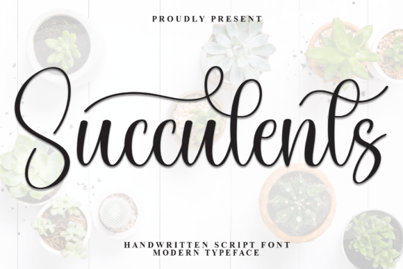 Succulents: A Script Font for Creative Web Design