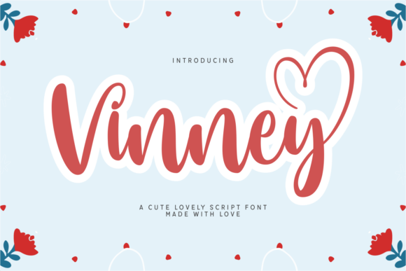 Vinney Script Font for Handmade Creators