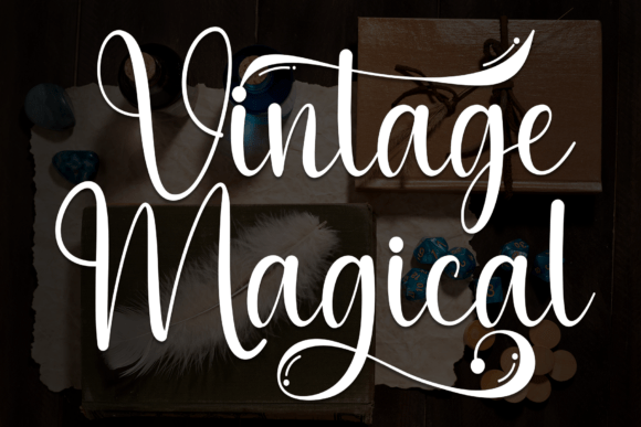 Vintage Magical: A Sweet Script for Editorial Design